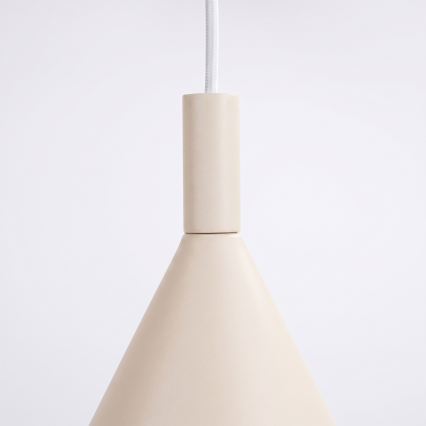 NOX kábeles függőlámpa 1xE27/15W/230V krémszínű