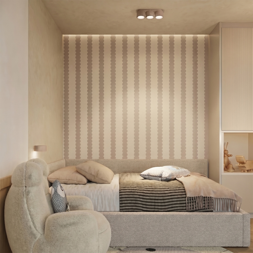 AURA fali lámpatest 1xGX53/10W/230V taupe