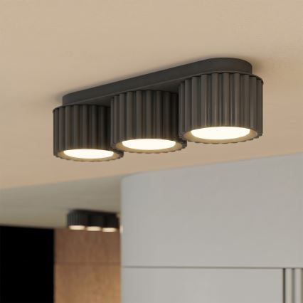 AURA 3xGX53/10W/230V fekete spotlámpa