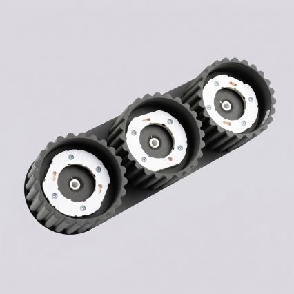 AURA 3xGX53/10W/230V fekete spotlámpa