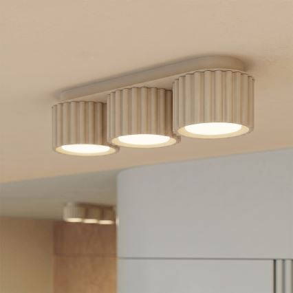 AURA 3xGX53/10W/230V krémszínű spotlámpa
