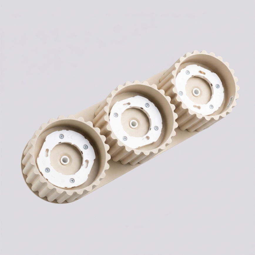 AURA 3xGX53/10W/230V krémszínű spotlámpa
