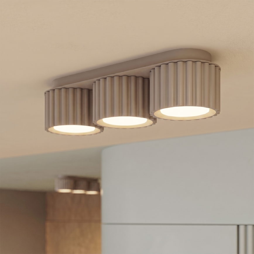 AURA 3xGX53/10W/230V taupe spotlámpa