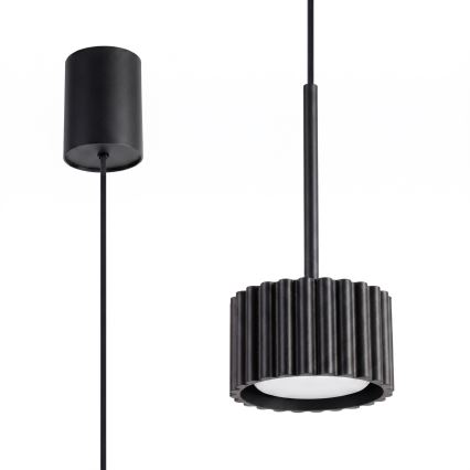 AURA kábelre szerelt függeszték 1xGX53/10W/230V, fekete