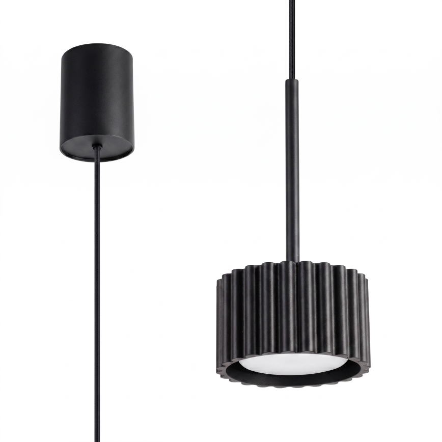 AURA kábelre szerelt függeszték 1xGX53/10W/230V, fekete