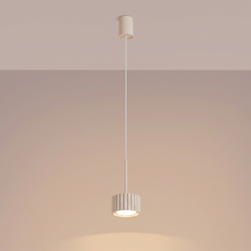 AURA zsinóros csillár 1xGX53/10W/230V krémszínű