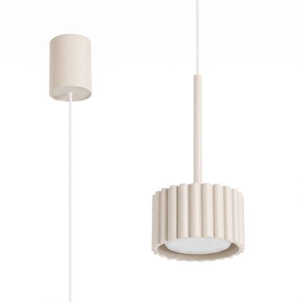AURA zsinóros csillár 1xGX53/10W/230V krémszínű