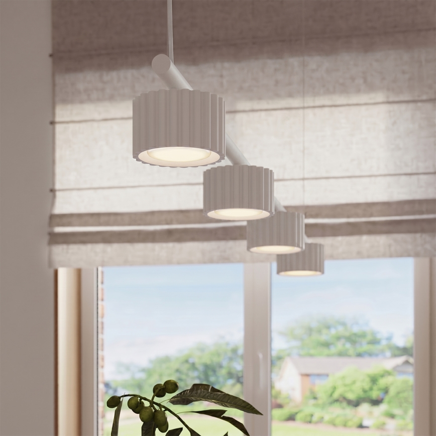 AURA kábeles csillár 4× GX53, 10 W, 230 V, fehér