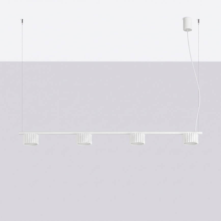 AURA kábeles csillár 4× GX53, 10 W, 230 V, fehér