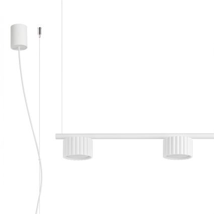AURA kábeles csillár 4× GX53, 10 W, 230 V, fehér