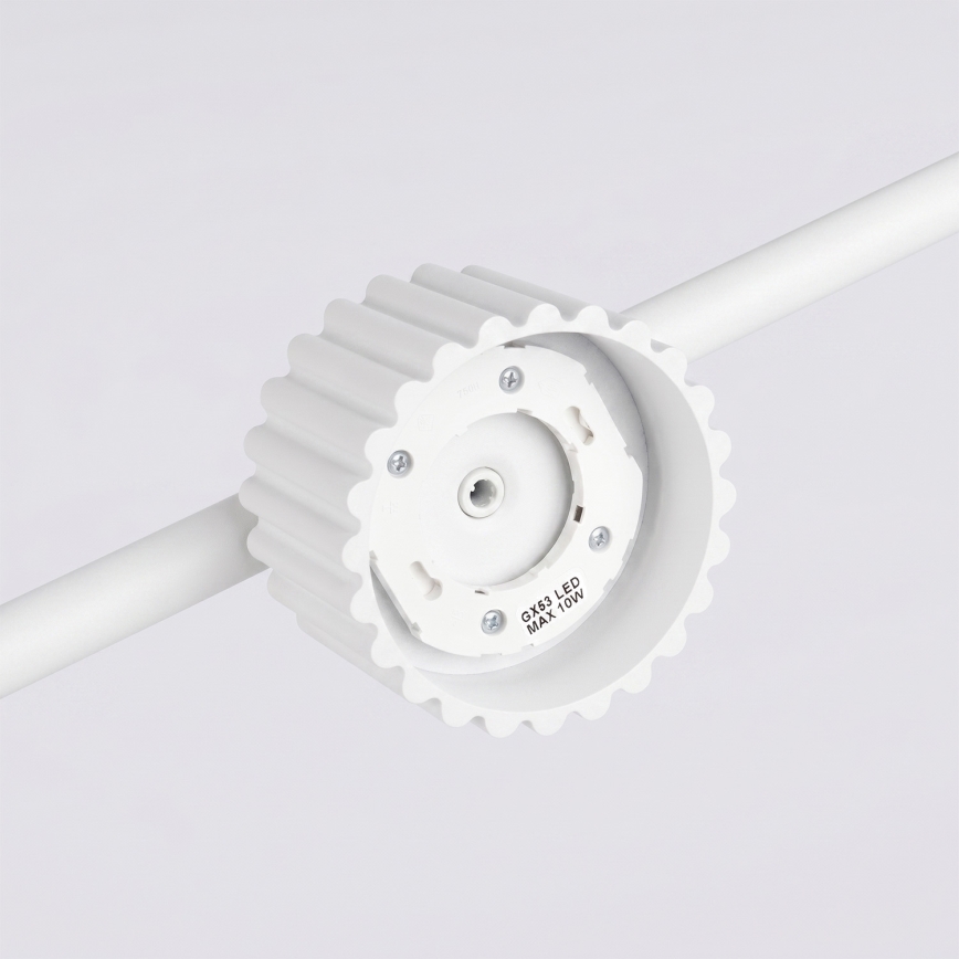 AURA kábeles csillár 4× GX53, 10 W, 230 V, fehér