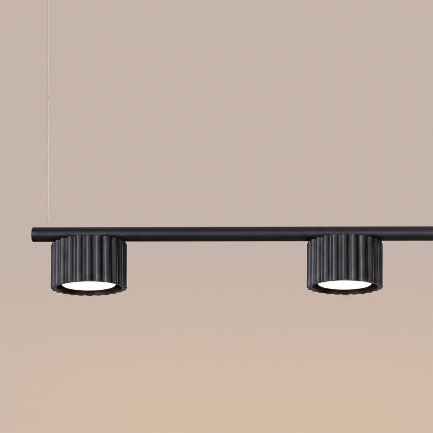 AURA kábelcsillár 4xGX53/10W/230V fekete