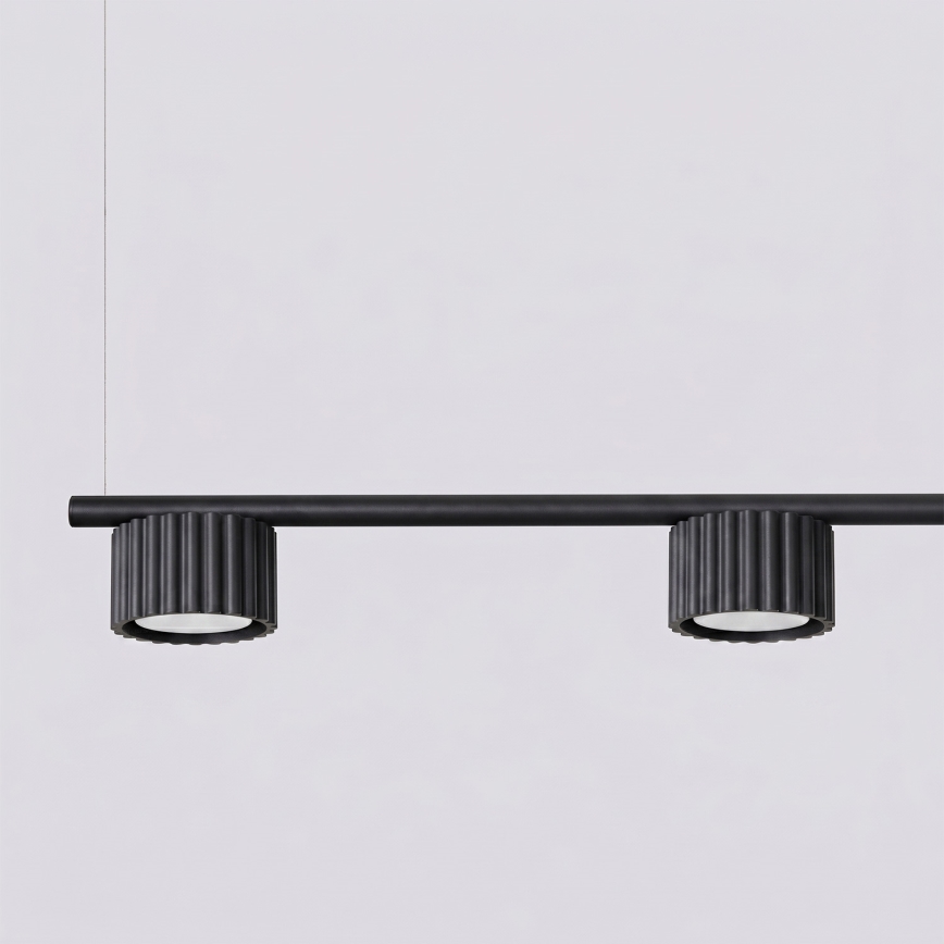 AURA kábelcsillár 4xGX53/10W/230V fekete