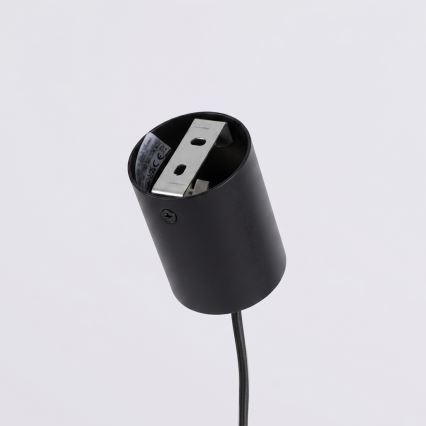 AURA kábelcsillár 4xGX53/10W/230V fekete