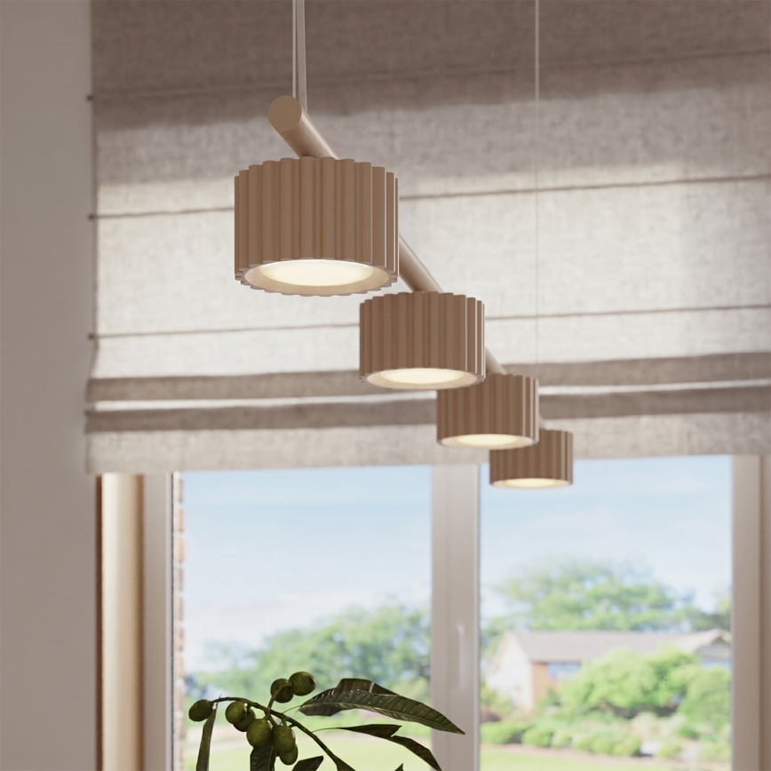 AURA kábeles függeszték 4xGX53/10W/230V krémszínű