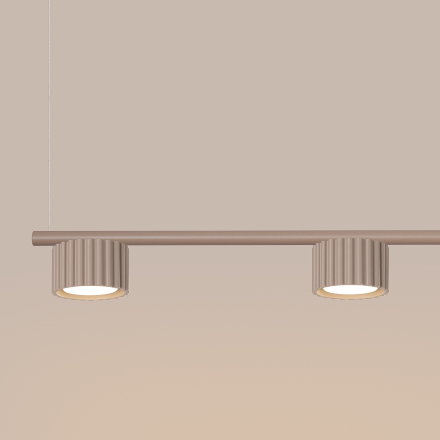 Kábelcsillár AURA 4xGX53/10W/230V taupe