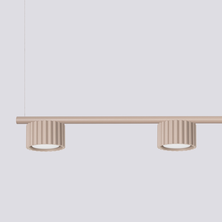 Kábelcsillár AURA 4xGX53/10W/230V taupe