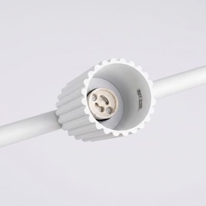 KARBON kábelcsillár 4xGU10/10W/230V fehér