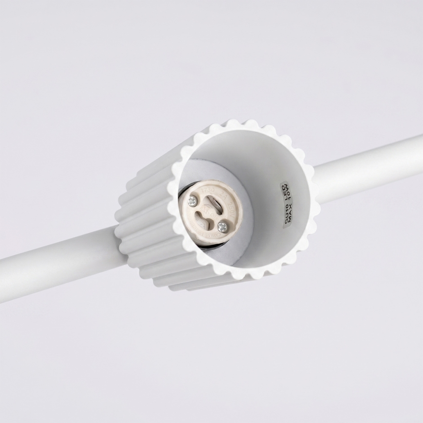 KARBON kábelcsillár 4xGU10/10W/230V fehér