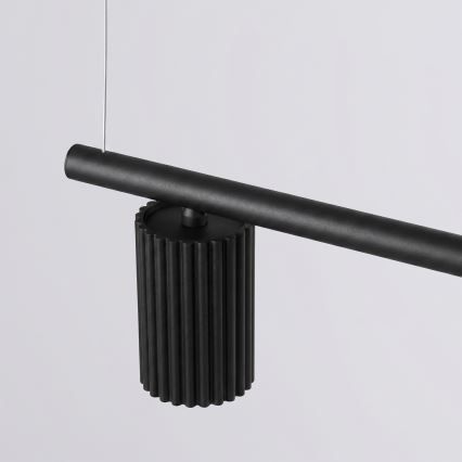 KARBON zsinóros függeszték 4xGU10/10W/230V fekete