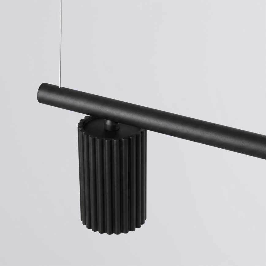 KARBON zsinóros függeszték 4xGU10/10W/230V fekete