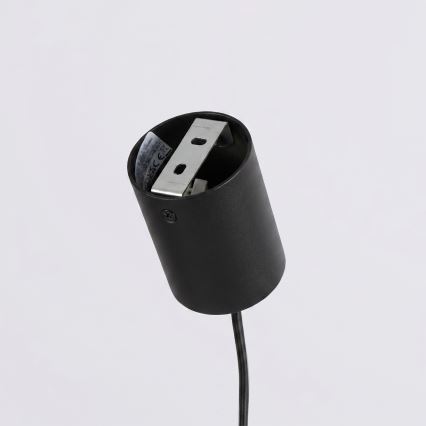 KARBON zsinóros függeszték 4xGU10/10W/230V fekete