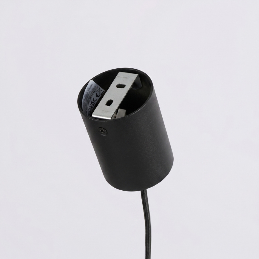 KARBON zsinóros függeszték 4xGU10/10W/230V fekete