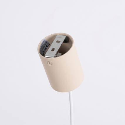 Kábelre függesztett csillár KARBON 4xGU10/10W/230V krémszínű