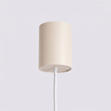 Kábelre függesztett csillár KARBON 4xGU10/10W/230V krémszínű