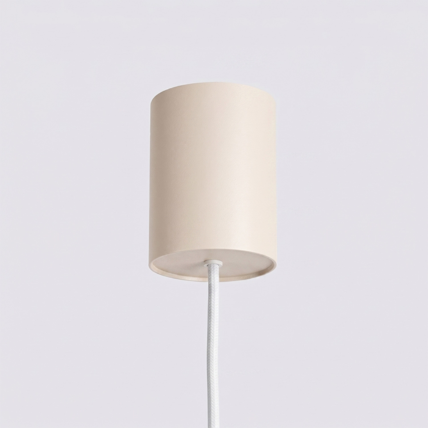 Kábelre függesztett csillár KARBON 4xGU10/10W/230V krémszínű
