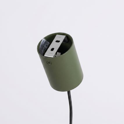 KARBON kábeles függőlámpa 4xGU10/10W/230V zöld