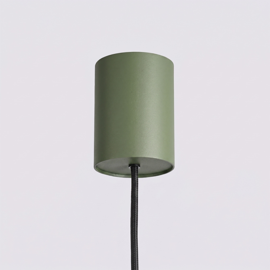 KARBON kábeles függőlámpa 4xGU10/10W/230V zöld