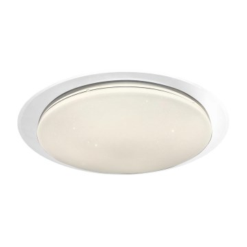 SONIC LED dimmelhető mennyezeti lámpa, 24W/230V, 3000-6000K, Ø 40 cm, fehér — távirányítóval