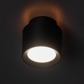 SONOR LED beépíthető spotlámpa LED/6W/230V 3000/4000/5700K + LED/1,5W 2200K átm. 9 cm fekete