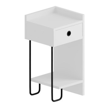 SONY fehér éjjeliszekrény