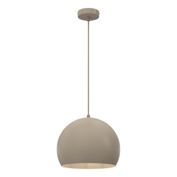 SOOL kábeles függőlámpa 1xE27/15W/230V átm. 27 cm bézs
