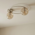 SOPRA mennyezeti lámpa 2xE14/10W/230V bézs/füstbézs