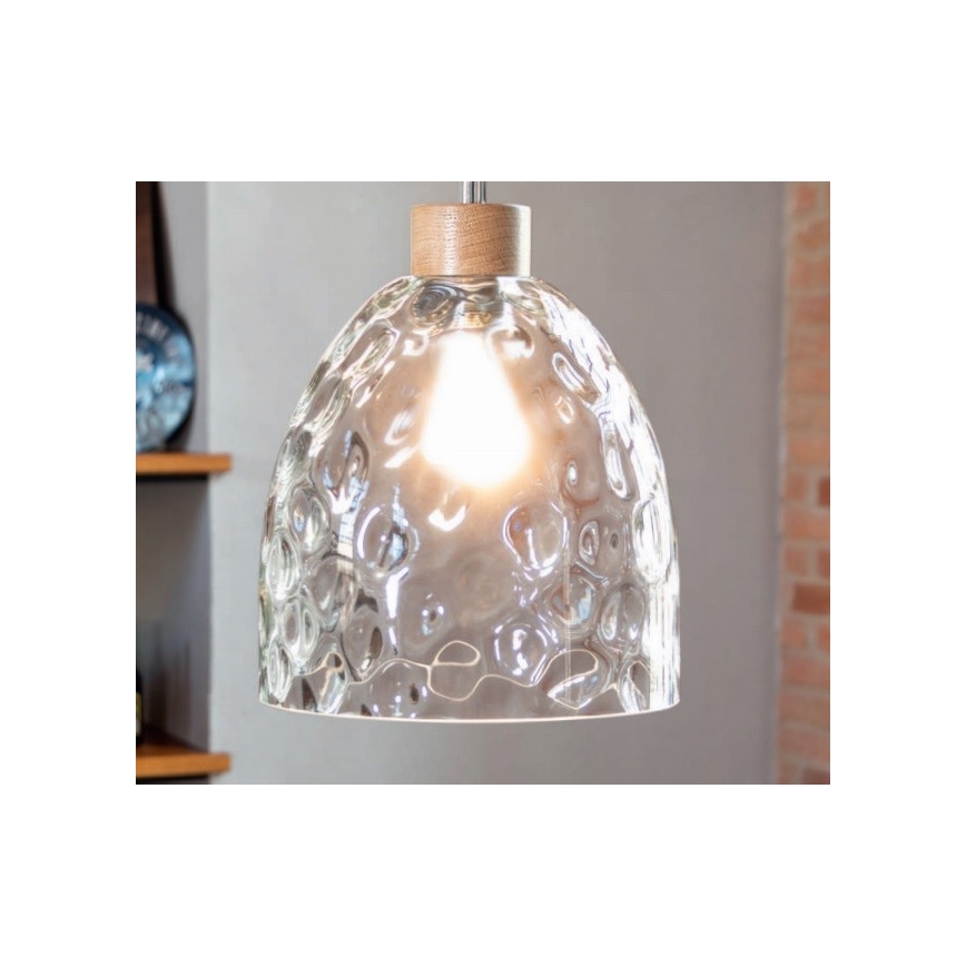 Függeszték kábellel ALESSANDRO 1xE27/60W/230V tölgy