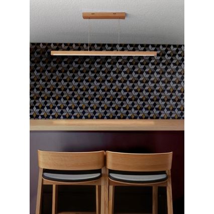 LED dimmelhető kábeles csillár SMAL LED/12W/230V tölgy