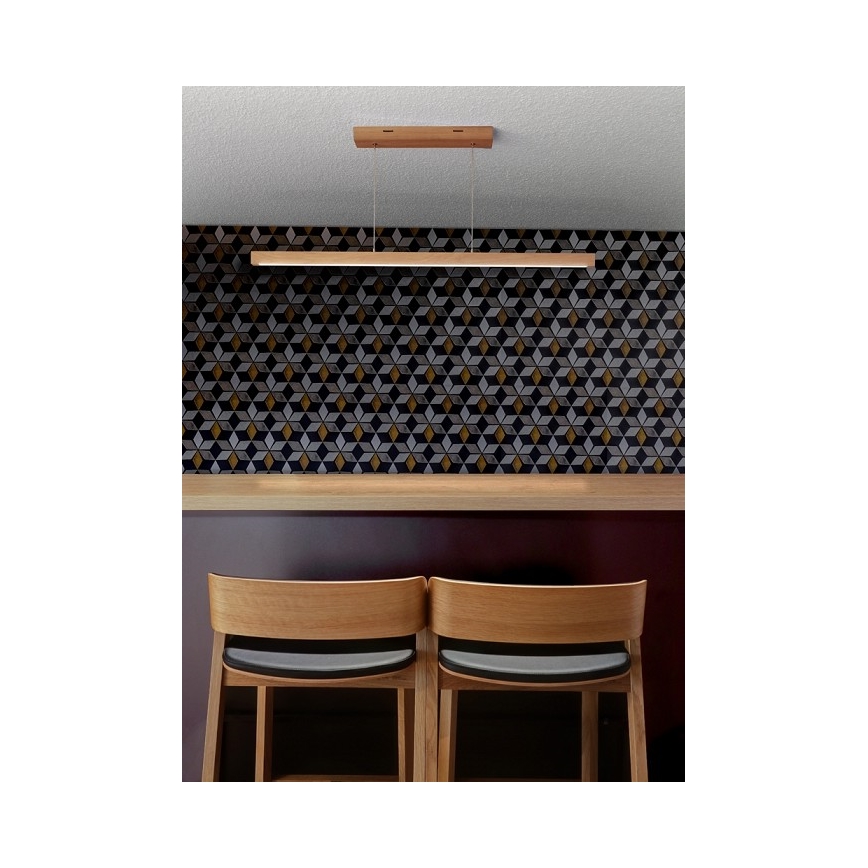 LED dimmelhető kábeles csillár SMAL LED/12W/230V tölgy