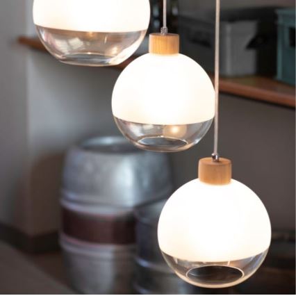 Függeszték kábellel ALESSANDRO 1xE27/60W/230V tölgy