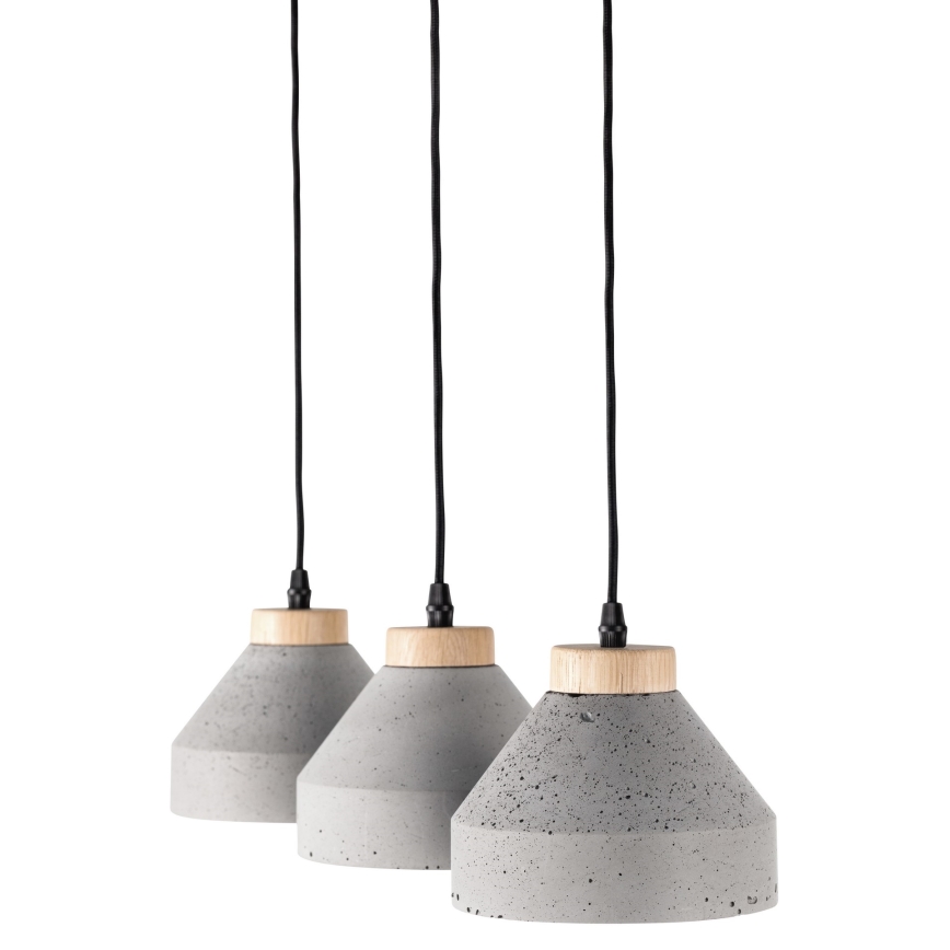 Csillár zsinóron TRISTAN 1xE14/40W/230V tölgy