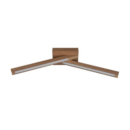 LED Felületre szerelhető csillár LINUS 2xLED/4,5W/230V matt tölgy