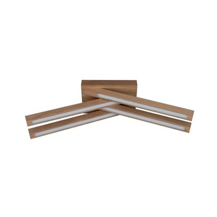 LED felületre szerelhető csillár LINUS 4xLED/4,5W/230V matt tölgy