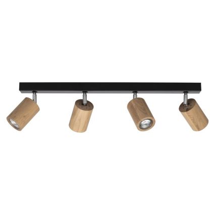 LED Mennyezeti spotlámpa MATTI 4xGU10/5W/230V tölgy