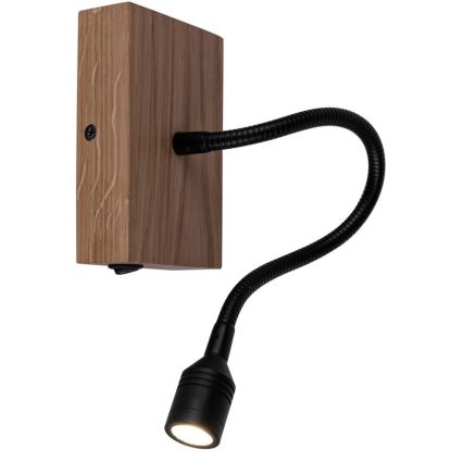 LED fali lámpa LECTOR LED/2,5W/230V tölgy