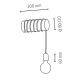 Fali lámpa TRABO 1xE27/60W/230V - FSC minősítéssel