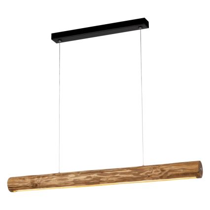 LED Fényerőszabályzós függeszték kábellel LUCAS LED/25,5W/230V fenyő