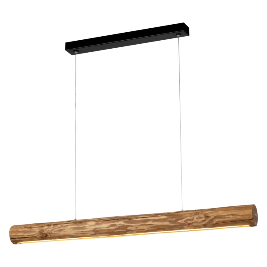 LED Fényerőszabályzós függeszték kábellel LUCAS LED/25,5W/230V fenyő