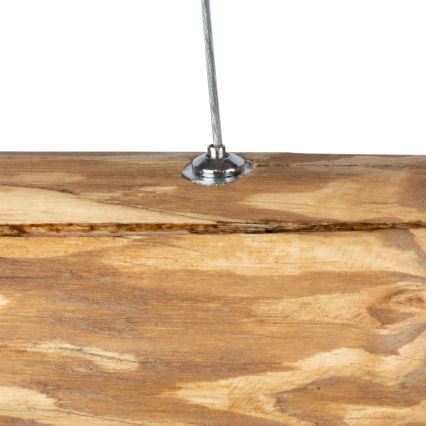 LED Fényerőszabályzós függeszték kábellel LUCAS LED/25,5W/230V fenyő